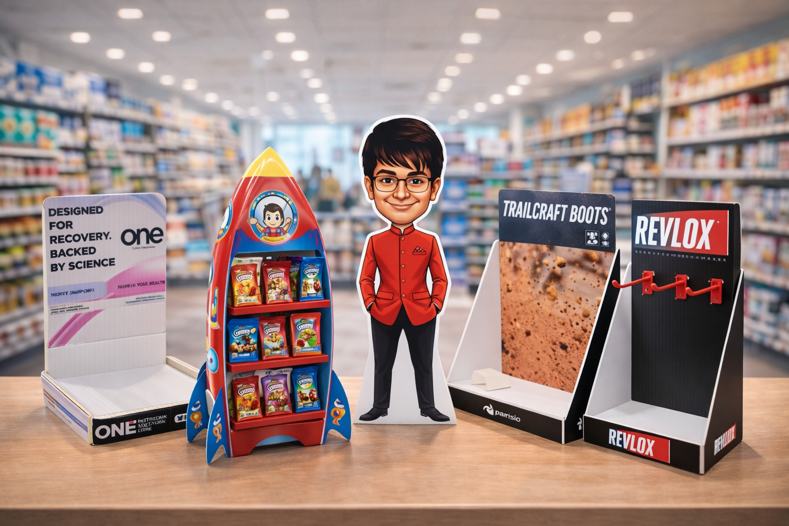 About sunpack display stand